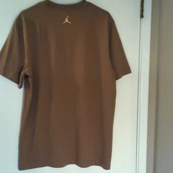 NEW AIR JORDAN "MJ MVP Jumpman Tee" MEN'S ARCHAEO BROWN T-SHIRT LARGE FZ1919-223 - Picture 5 of 8